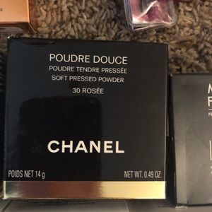 Brand new Chanel pressed powder and brush.